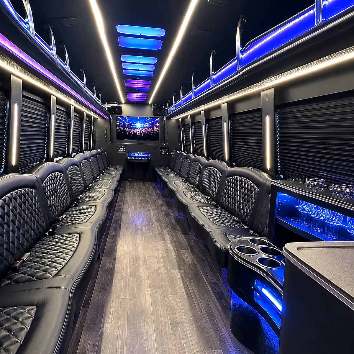 bellevue concert party bus rental