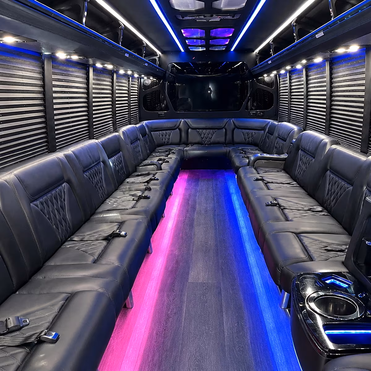 bellevue party bus rentals inside