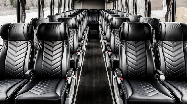 50 passenger charter bus interior bellevue