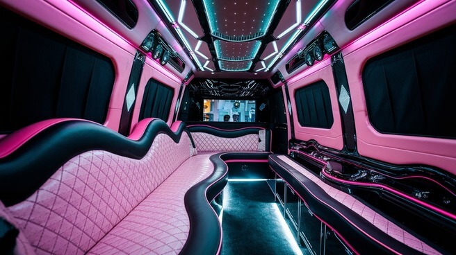 bellevue sprinter limo rental inside